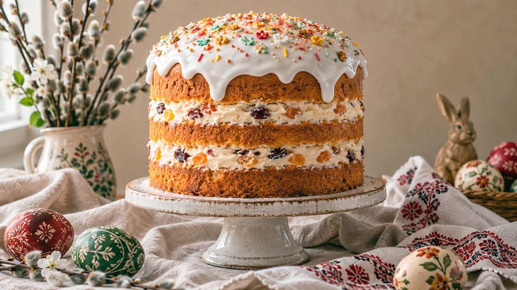 Пасхальный куличный торт: пошаговый рецепт с пышными коржами и кремом Пасхальный куличный торт: пошаговый рецепт с пышными коржами и кремом